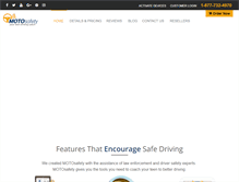 Tablet Screenshot of motosafety.com